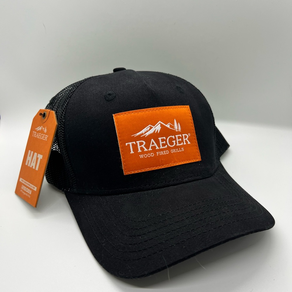 Black and Orange Hat
